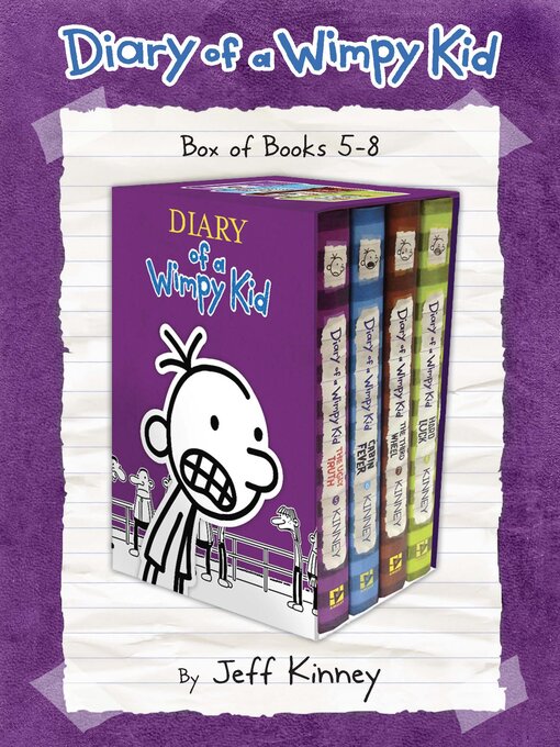 Title details for Diary of a Wimpy Kid Box of Books 5-8 by Jeff Kinney - Available